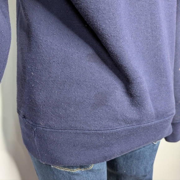 ✨3/$15 Vintage JanSport Blue Ferris University Mom Sweatshirt M - Picture 4 of 9